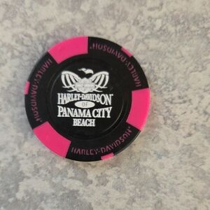 Harley-Davidson Black and Pink Game Chip Panama City Beach